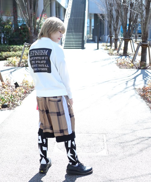 rovtski（ロフトスキー）の「RE BEARGAUZE CREW SWEAT/ベアー ガルゼクルースウェット（スウェット・メンズ・ホワイト・MEDIUM/LARGE）」の5枚目の写真
