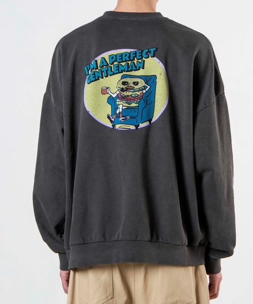 WEGO(ウィゴー)の「WEGO/ビンテージロゴピグメントビッグシルエットプルオーバー(スウェット・メンズ・ブルー/スミクロ・MEDIUM/LARGE)」の15枚目の写真