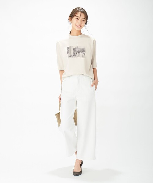 J.PRESS Ladies（J.プレス レディス）の「【洗える】8.5オンス ストレッチ デニムパンツ（デニムパンツ・レディース・ホワイト系/ネイビー系/サックスブルー系・S/XS/XXS）」の6枚目の写真