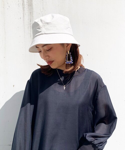 AG by aquagirl（エージーバイアクアガール）の「◆コンパクトバケットハット（ハット・レディース・オレンジ/チャコールグレー/ホワイト・00）」の11枚目の写真