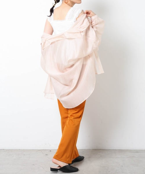 WEGO（ウィゴー）の「WEGO/2wayレースタンクトップ（タンクトップ・レディース・サックスブルー/ホワイト/ブラック・FREE）」の11枚目の写真