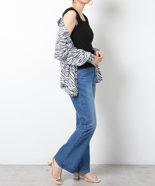 WEGO（ウィゴー）の「WEGO/2wayレースタンクトップ（タンクトップ・レディース・サックスブルー/ホワイト/ブラック・FREE）」の14枚目の写真