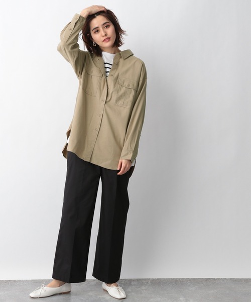 LEPSIM(レプシィム)の「センタープレスチノパンツ 923337(チノパンツ・レディース・ブラック/ベージュ/カーキ/イエロー・SMALL/MEDIUM/LARGE/X-SMALL)」の11枚目の写真