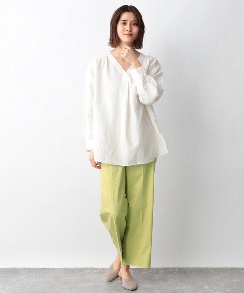 LEPSIM(レプシィム)の「センタープレスチノパンツ 923337(チノパンツ・レディース・ブラック/ベージュ/カーキ/イエロー・SMALL/MEDIUM/LARGE/X-SMALL)」の13枚目の写真