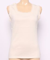 ehka sopo | スクエアレースタンク(タンクトップ)