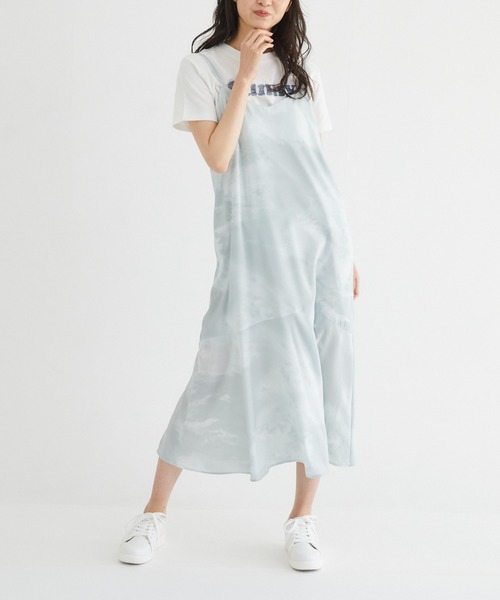 セール 雑誌掲載 Tv着用 ストーンプリントキャミワンピース 1r05 ワンピース Rewde ルゥデ のファッション通販 Zozotown