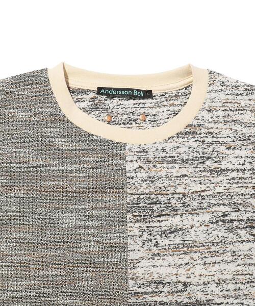 ANDERSSON BELL（アンダースンベル）の「＜Andersson Bell＞ CONTRAST SEOUL21 TEE/Tシャツ（Tシャツ/カットソー・メンズ・ライトグレー・MEDIUM/LARGE）」の7枚目の写真