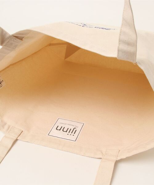 WHO'S WHO gallery（フーズフーギャラリー）の「《WEB限定》手書きijinnキャンバストートバッグ（トートバッグ・メンズ・ホワイト/ホワイト系その他・FREE）」の14枚目の写真