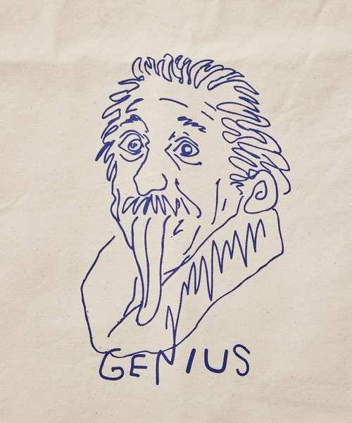 WHO'S WHO gallery（フーズフーギャラリー）の「《WEB限定》手書きijinnキャンバストートバッグ（トートバッグ・メンズ・ホワイト/ホワイト系その他・FREE）」の13枚目の写真