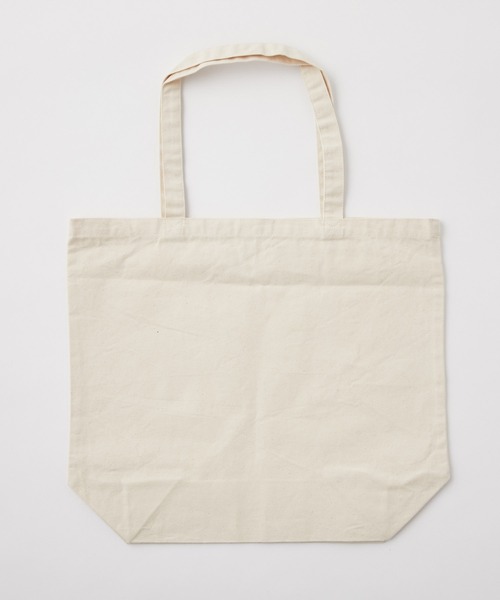 WHO'S WHO gallery（フーズフーギャラリー）の「《WEB限定》手書きijinnキャンバストートバッグ（トートバッグ・メンズ・ホワイト/ホワイト系その他・FREE）」の3枚目の写真