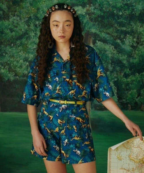 Candy Stripper（キャンディストリッパー）の「CANDY EXPLORATION ハーフパンツ（その他パンツ・レディース・ブルー/ブラック・2/1）」の4枚目の写真