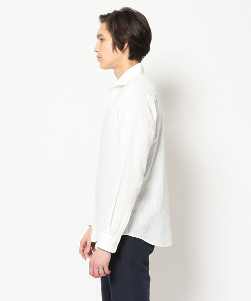 RAWLIFE(ロウライフ)の「SCROLL/スクロール/BESIC SHIRTS(シャツ/ブラウス・メンズ・チャコール/ホワイト・X-LARGE/LARGE/MEDIUM)」の4枚目の写真