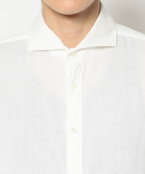 RAWLIFE(ロウライフ)の「SCROLL/スクロール/BESIC SHIRTS(シャツ/ブラウス・メンズ・チャコール/ホワイト・X-LARGE/LARGE/MEDIUM)」の5枚目の写真