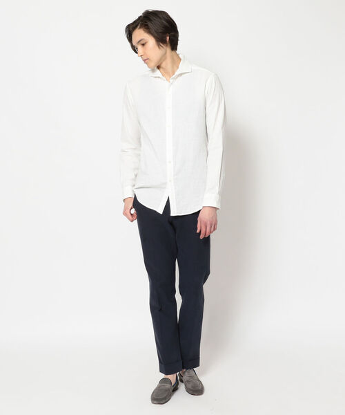 RAWLIFE(ロウライフ)の「SCROLL/スクロール/BESIC SHIRTS(シャツ/ブラウス・メンズ・チャコール/ホワイト・X-LARGE/LARGE/MEDIUM)」の8枚目の写真