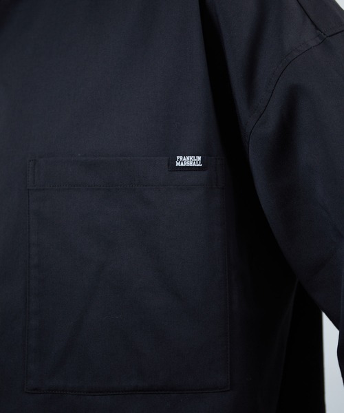 FRANKLIN & MARSHALL（フランクリンマーシャル）の「FRANKLIN ＆ MARSHALL/フランクリンマーシャル 別注 シェフショートスリーブシャツ（シャツ/ブラウス・メンズ・オリーブ/ブラック・マルチサイズ）」の15枚目の写真