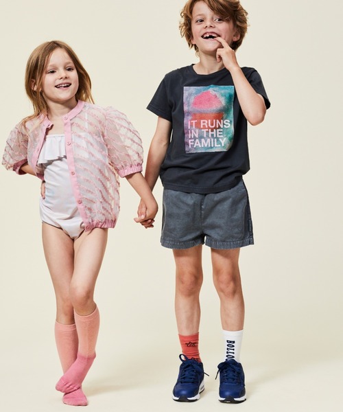 maed for mini（メイドフォーミニ）の「maed for mini / グラデーション ハイソックス（ソックス/靴下・キッズ・ピンク・1-2Y/8-10y/6-8Y/4-6Y/2-4Y）」の3枚目の写真