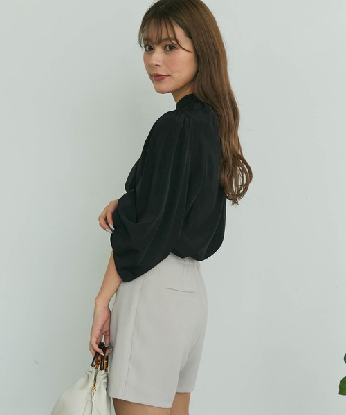 LIPSERVICE（リップサービス）の「ボタンデザインHW ショートパンツ（その他パンツ・レディース・ブラック/アイボリー/オレンジ系その他・S/M）」の9枚目の写真