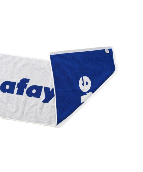 LFYT（エルエフワイティー）の「LFYT ラファイエット [Lafayette] 今治産 ロゴ ジャガード タオル [LOGO JACQUARD TOWEL]（タオル・メンズ・ホワイト/ブラック/ロイヤルブルー・ONE SIZE）」の9枚目の写真