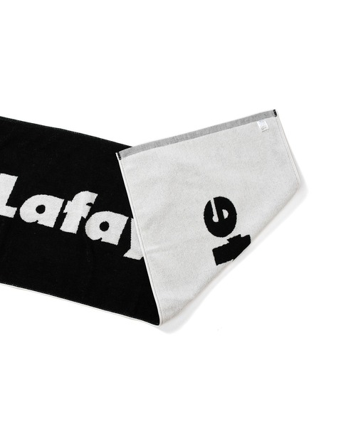 LFYT（エルエフワイティー）の「LFYT ラファイエット [Lafayette] 今治産 ロゴ ジャガード タオル [LOGO JACQUARD TOWEL]（タオル・メンズ・ホワイト/ブラック/ロイヤルブルー・ONE SIZE）」の6枚目の写真