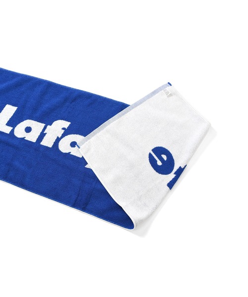 LFYT（エルエフワイティー）の「LFYT ラファイエット [Lafayette] 今治産 ロゴ ジャガード タオル [LOGO JACQUARD TOWEL]（タオル・メンズ・ホワイト/ブラック/ロイヤルブルー・ONE SIZE）」の12枚目の写真