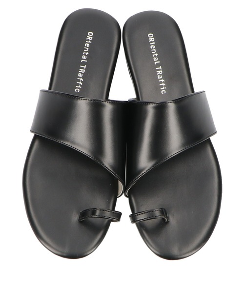 ORiental TRaffic（オリエンタルトラフィック）の「アシンメトリートングサンダル/11223（サンダル・レディース・ブラック/ベージュ/ブルー・LL/S/M/L）」の18枚目の写真