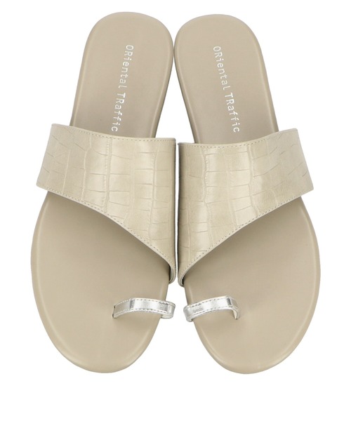 ORiental TRaffic（オリエンタルトラフィック）の「アシンメトリートングサンダル/11223（サンダル・レディース・ブラック/ベージュ/ブルー・LL/S/M/L）」の17枚目の写真