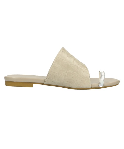 ORiental TRaffic（オリエンタルトラフィック）の「アシンメトリートングサンダル/11223（サンダル・レディース・ブラック/ベージュ/ブルー・LL/S/M/L）」の10枚目の写真