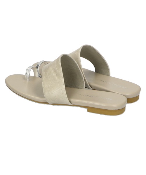 ORiental TRaffic（オリエンタルトラフィック）の「アシンメトリートングサンダル/11223（サンダル・レディース・ブラック/ベージュ/ブルー・LL/S/M/L）」の12枚目の写真