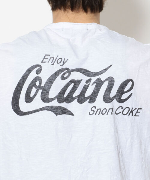 Johnson Motors Inc.(ジョンソン モータース)の「Johnson Motors,Inc./ジョンソン モータース/RAWLIFE別注 COCAINE(Tシャツ/カットソー・メンズ・ホワイト・SMALL/MEDIUM/LARGE)」の5枚目の写真