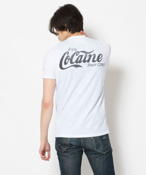 Johnson Motors Inc.(ジョンソン モータース)の「Johnson Motors,Inc./ジョンソン モータース/RAWLIFE別注 COCAINE(Tシャツ/カットソー・メンズ・ホワイト・SMALL/MEDIUM/LARGE)」の10枚目の写真
