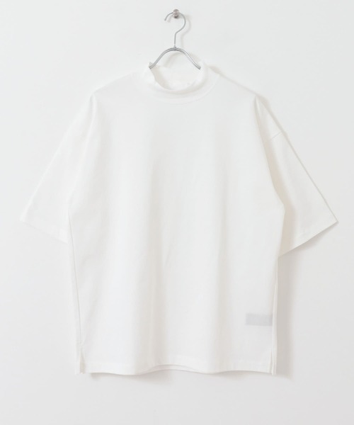URBAN RESEARCH（アーバンリサーチ）の「URBAN RESEARCH iD　MOCK NECK SHORT-SLEEVE T-SHIRTS（Tシャツ/カットソー・メンズ・ホワイト/ブラック/ブルー系その他・MEDIUM/LARGE）」の11枚目の写真