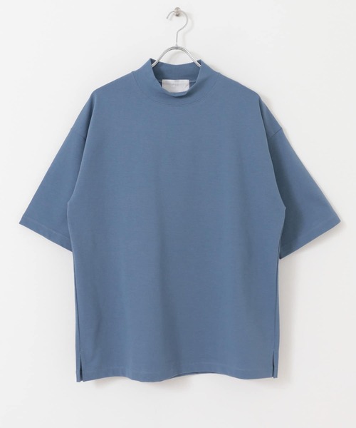 URBAN RESEARCH（アーバンリサーチ）の「URBAN RESEARCH iD　MOCK NECK SHORT-SLEEVE T-SHIRTS（Tシャツ/カットソー・メンズ・ホワイト/ブラック/ブルー系その他・MEDIUM/LARGE）」の13枚目の写真