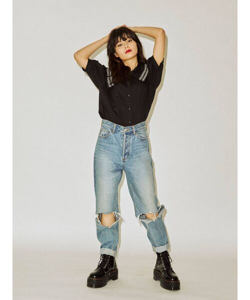 jouetie（ジュエティ）の「セーラースモッキングブラウス（シャツ/ブラウス・レディース・オフホワイト/ブラック/その他1/その他2・MEDIUM）」の19枚目の写真