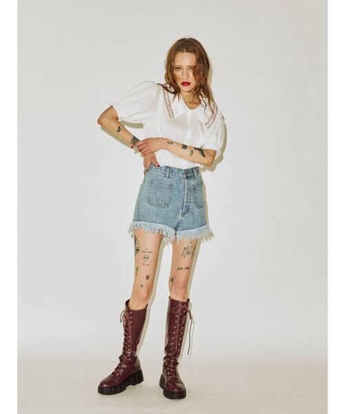 jouetie（ジュエティ）の「セーラースモッキングブラウス（シャツ/ブラウス・レディース・オフホワイト/ブラック/その他1/その他2・MEDIUM）」の20枚目の写真