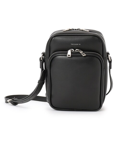 THE SHOP TK （ザ ショップ ティーケー ）の「◆シボミニショルダーバッグ（ショルダーバッグ・メンズ・レンガ/ブラック/ライトグレー・00）」の2枚目の写真