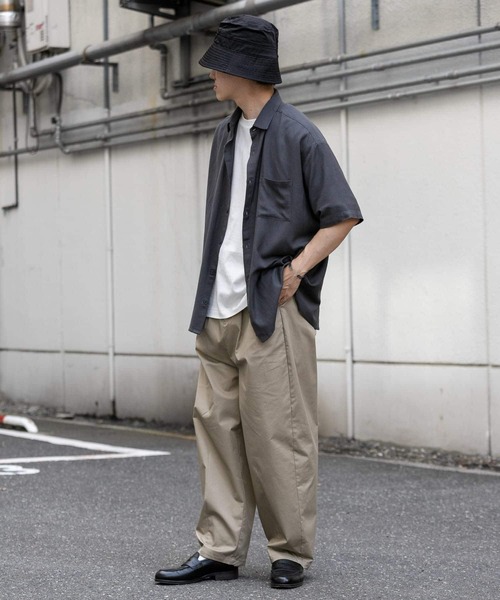 ITEMS URBANRESEARCH（アイテムズ アーバンリサーチ）の「ワッシャーナイロンバケットハット（ハット・メンズ・カーキ/ブラック/ベージュ/ネイビー・-）」の11枚目の写真