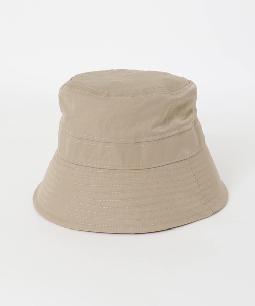 ITEMS URBANRESEARCH（アイテムズ アーバンリサーチ）の「ワッシャーナイロンバケットハット（ハット・メンズ・カーキ/ブラック/ベージュ/ネイビー・-）」の5枚目の写真