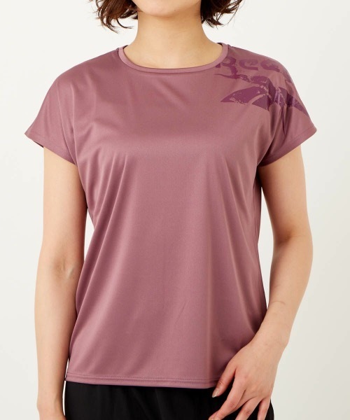 Reebok(リーボック)の「【Reebok / リーボック】レディース半袖Tシャツ(Tシャツ/カットソー・レディース・ネイビー/ラベンダー/杢グレー・MEDIUM/LARGE/X-LARGE)」の6枚目の写真