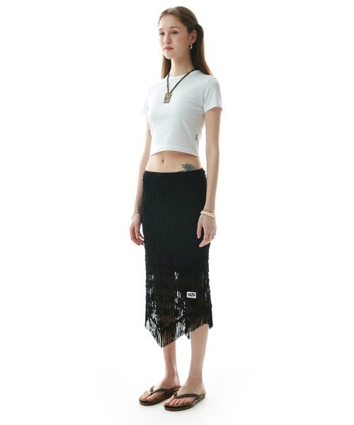 SCULPTOR レースローライズスカート SCULPTOR（スカルプター）の「Lace Lowrise Skirt/レース