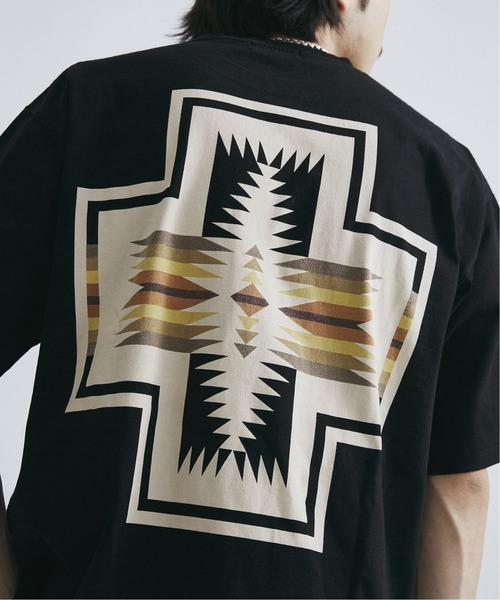 PENDLETON（ペンドルトン）の「【PENDLETON×JOURNAL STANDARD】別注 バックプリント Tシャツ（Tシャツ/カットソー・メンズ・ホワイト/ブラック/ホワイト系その他/ブラック系その他/ホワイト系その他2/ブラック系その他2/ブラック系その他4・SMALL/MEDIUM/LARGE/X-LARGE）」の5枚目の写真