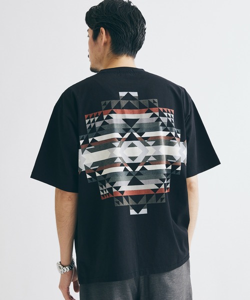 PENDLETON（ペンドルトン）の「【PENDLETON×JOURNAL STANDARD】別注 バックプリント Tシャツ（Tシャツ/カットソー・メンズ・ホワイト/ブラック/ホワイト系その他/ブラック系その他/ホワイト系その他2/ブラック系その他2/ブラック系その他4・SMALL/MEDIUM/LARGE/X-LARGE）」の7枚目の写真