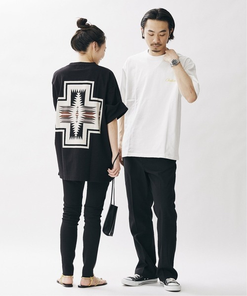 PENDLETON（ペンドルトン）の「【PENDLETON×JOURNAL STANDARD】別注 バックプリント Tシャツ（Tシャツ/カットソー・メンズ・ホワイト/ブラック/ホワイト系その他/ブラック系その他/ホワイト系その他2/ブラック系その他2/ブラック系その他4・SMALL/MEDIUM/LARGE/X-LARGE）」の11枚目の写真