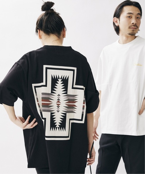 PENDLETON（ペンドルトン）の「【PENDLETON×JOURNAL STANDARD】別注 バックプリント Tシャツ（Tシャツ/カットソー・メンズ・ホワイト/ブラック/ホワイト系その他/ブラック系その他/ホワイト系その他2/ブラック系その他2/ブラック系その他4・SMALL/MEDIUM/LARGE/X-LARGE）」の13枚目の写真