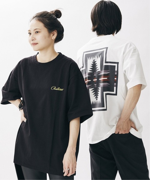 PENDLETON（ペンドルトン）の「【PENDLETON×JOURNAL STANDARD】別注 バックプリント Tシャツ（Tシャツ/カットソー・メンズ・ホワイト/ブラック/ホワイト系その他/ブラック系その他/ホワイト系その他2/ブラック系その他2/ブラック系その他4・SMALL/MEDIUM/LARGE/X-LARGE）」の14枚目の写真