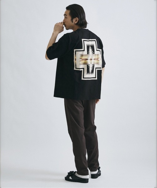 PENDLETON（ペンドルトン）の「【PENDLETON×JOURNAL STANDARD】別注 バックプリント Tシャツ（Tシャツ/カットソー・メンズ・ホワイト/ブラック/ホワイト系その他/ブラック系その他/ホワイト系その他2/ブラック系その他2/ブラック系その他4・SMALL/MEDIUM/LARGE/X-LARGE）」の15枚目の写真