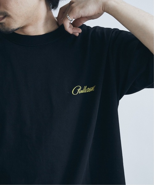 PENDLETON（ペンドルトン）の「【PENDLETON×JOURNAL STANDARD】別注 バックプリント Tシャツ（Tシャツ/カットソー・メンズ・ホワイト/ブラック/ホワイト系その他/ブラック系その他/ホワイト系その他2/ブラック系その他2/ブラック系その他4・SMALL/MEDIUM/LARGE/X-LARGE）」の17枚目の写真