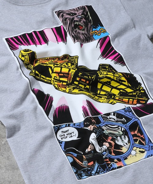 BAIT(ベイト)の「【2106_SWS】STARWARS CHEWBACCA TEE 215-SWS-TEE-005(Tシャツ/カットソー・メンズ・グレー・X-LARGE/LARGE/MEDIUM/XX-LARGE)」の3枚目の写真