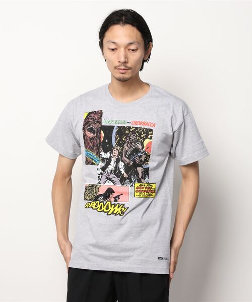 BAIT(ベイト)の「【2106_SWS】STARWARS CHEWBACCA TEE 215-SWS-TEE-005(Tシャツ/カットソー・メンズ・グレー・X-LARGE/LARGE/MEDIUM/XX-LARGE)」の2枚目の写真