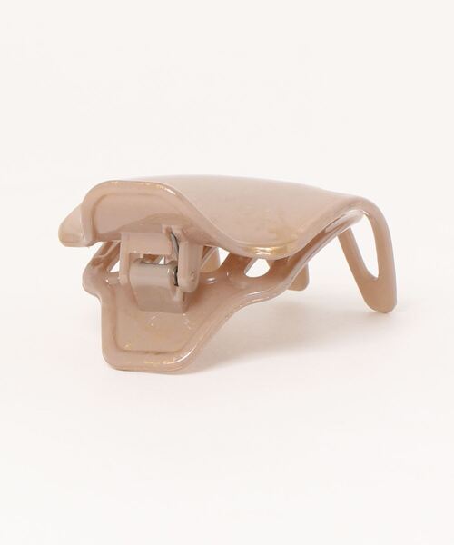 Three Four Time（ｽﾘｰﾌｫｰﾀｲﾑ）の「フランス製アセチワイドクリップ（バレッタ/ヘアクリップ・レディース・グレー/ベージュ・FREE）」の3枚目の写真