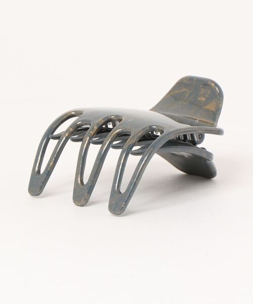 Three Four Time（ｽﾘｰﾌｫｰﾀｲﾑ）の「フランス製アセチワイドクリップ（バレッタ/ヘアクリップ・レディース・グレー/ベージュ・FREE）」の5枚目の写真